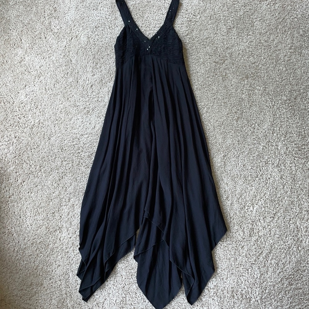 Bamblue woman's Cana One Size Dress with Sequin straps Black